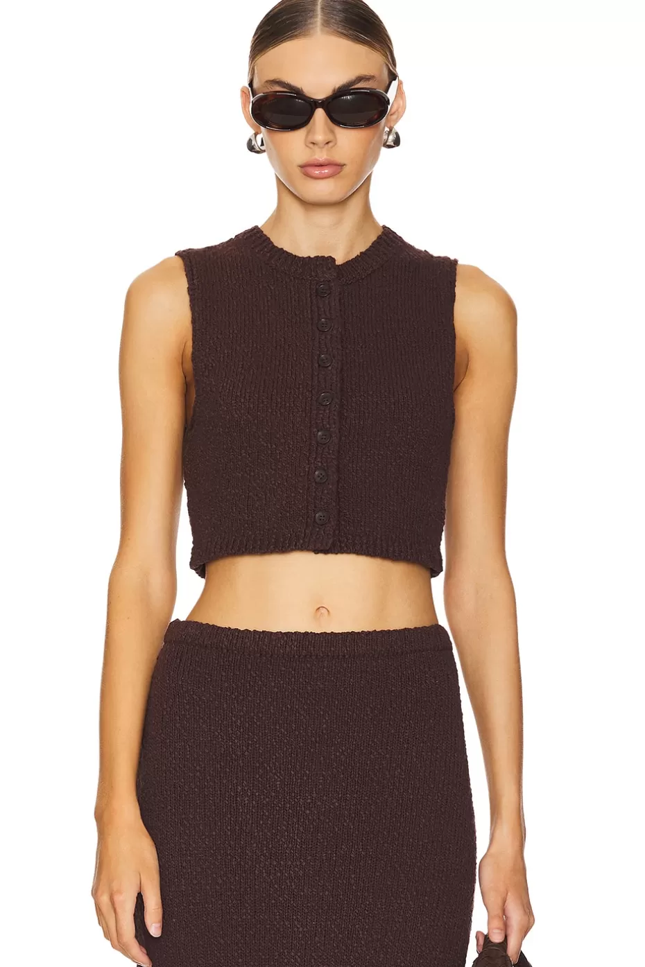 Lovers + Friends Agnese Cropped Vest