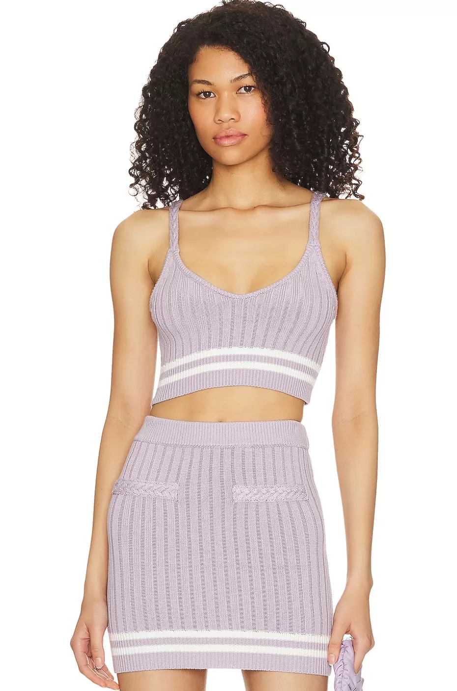 Lovers + Friends Alize Cropped Knit Tank