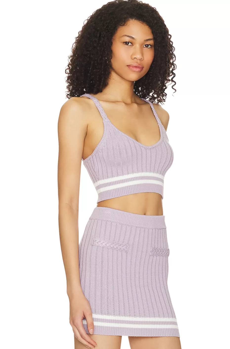 Lovers + Friends Alize Cropped Knit Tank