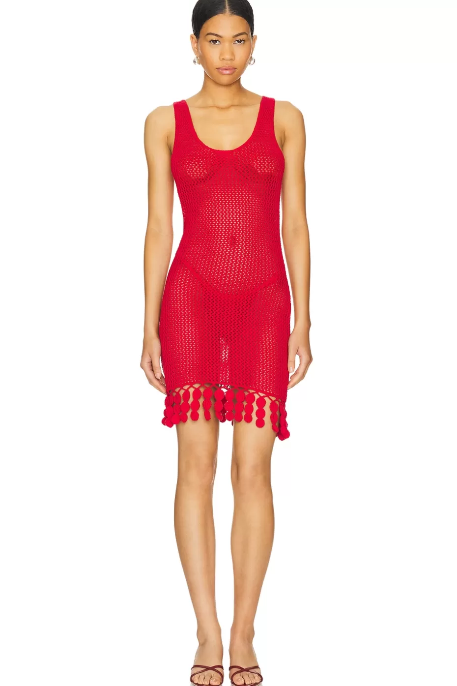 Lovers + Friends Consuelo Crochet Mini Dress