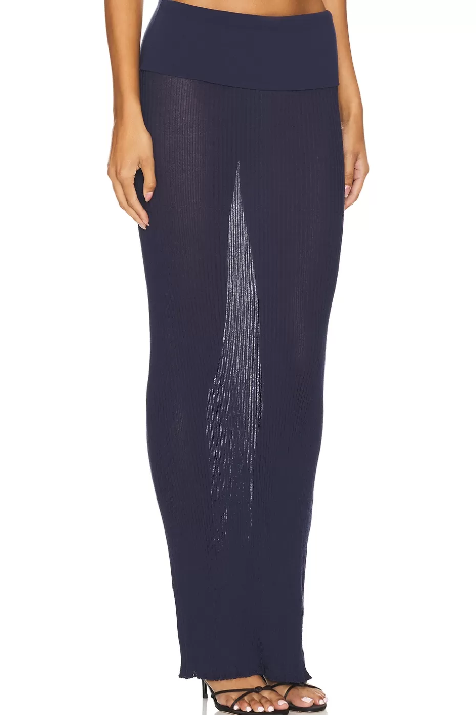 Lovers + Friends Ellison Sheer Maxi Skirt