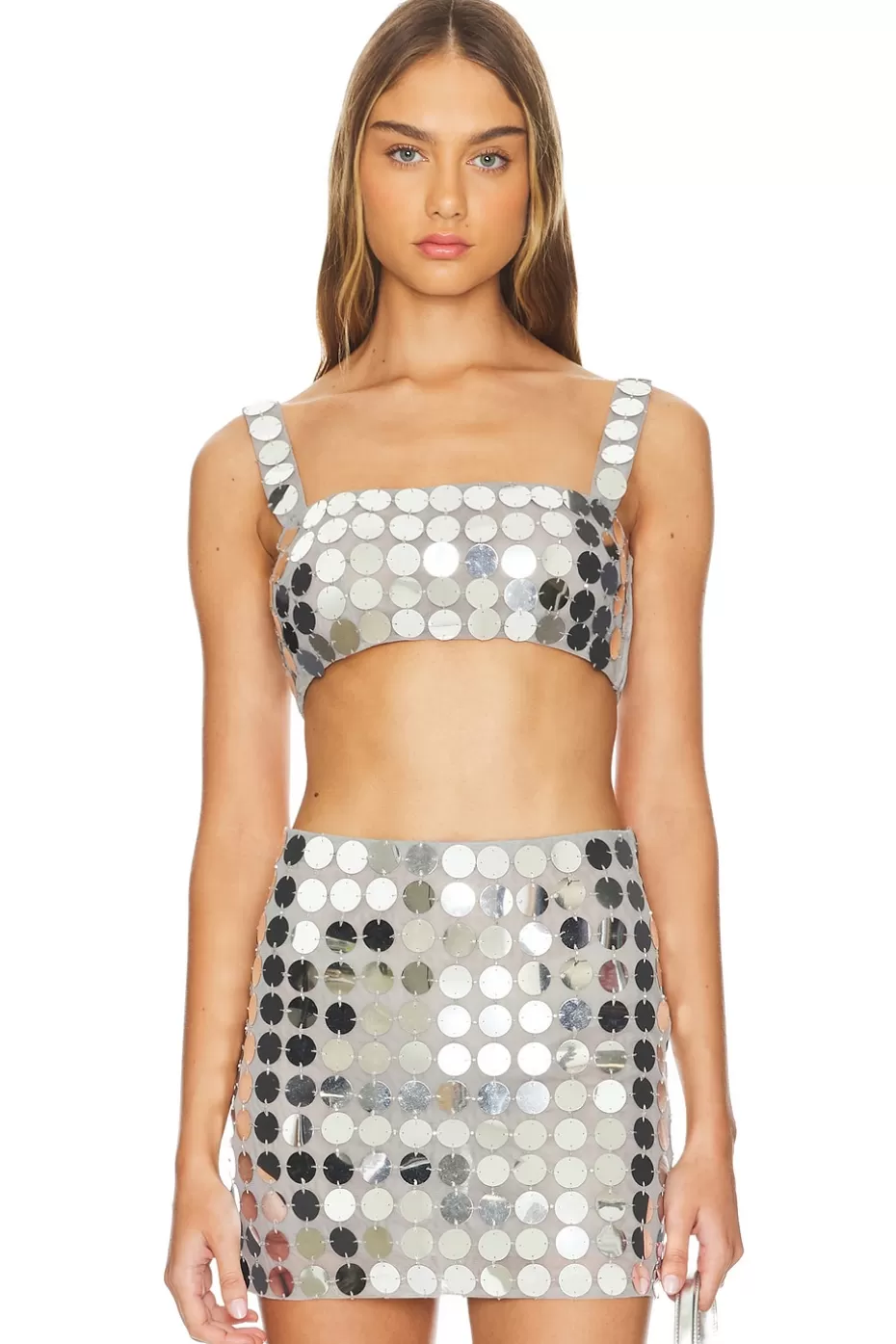 Lovers + Friends Gilles Sequin Crop Top