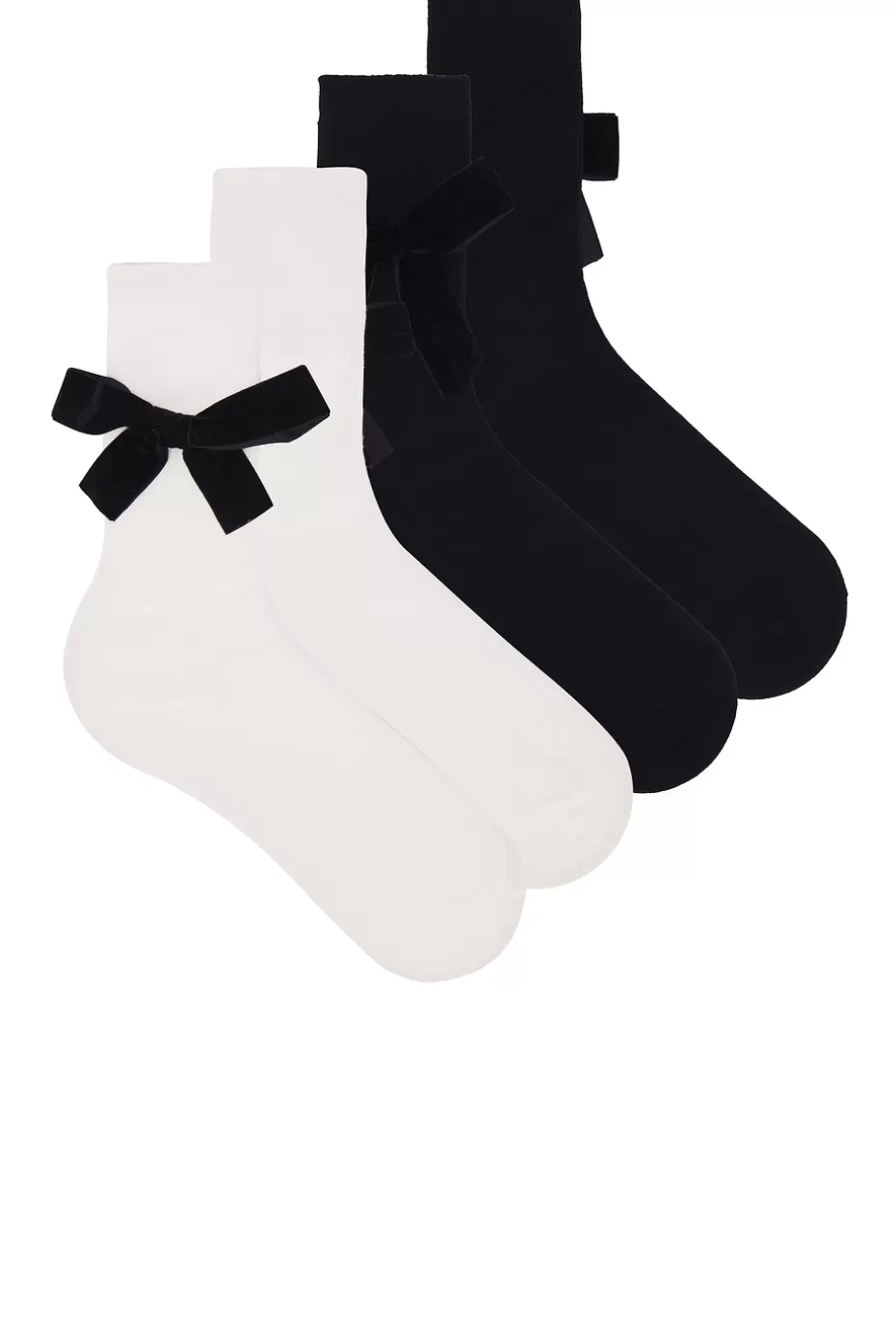 Lovers + Friends Jocelyn Bow Socks 2 Pack