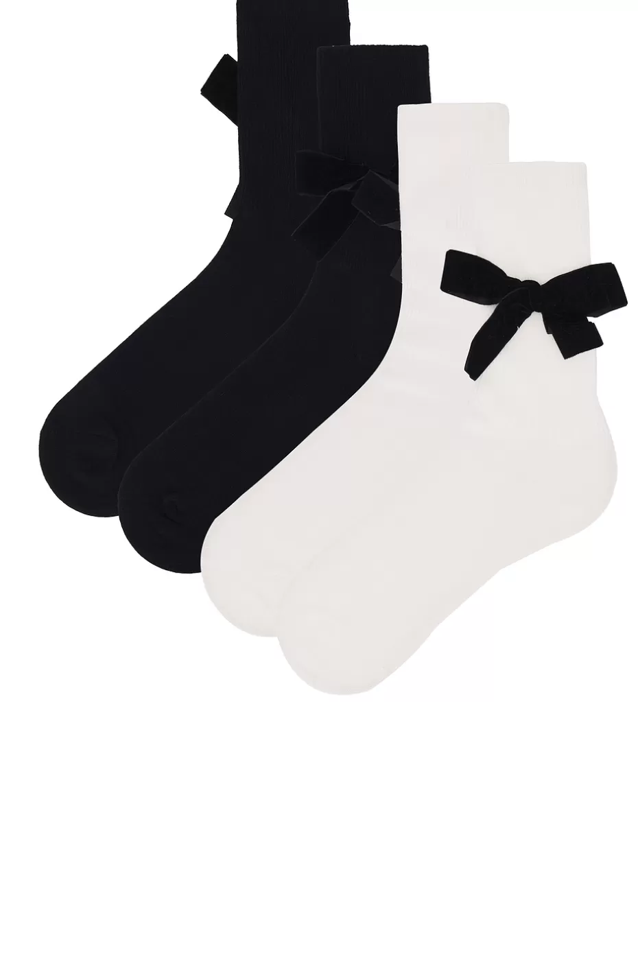 Lovers + Friends Jocelyn Bow Socks 2 Pack