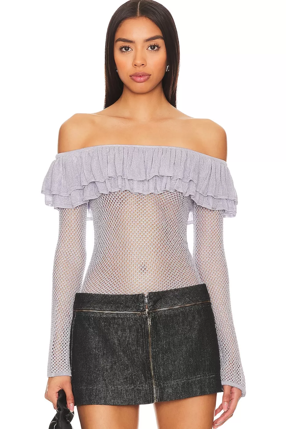 Lovers + Friends Laurien Ruffle Top