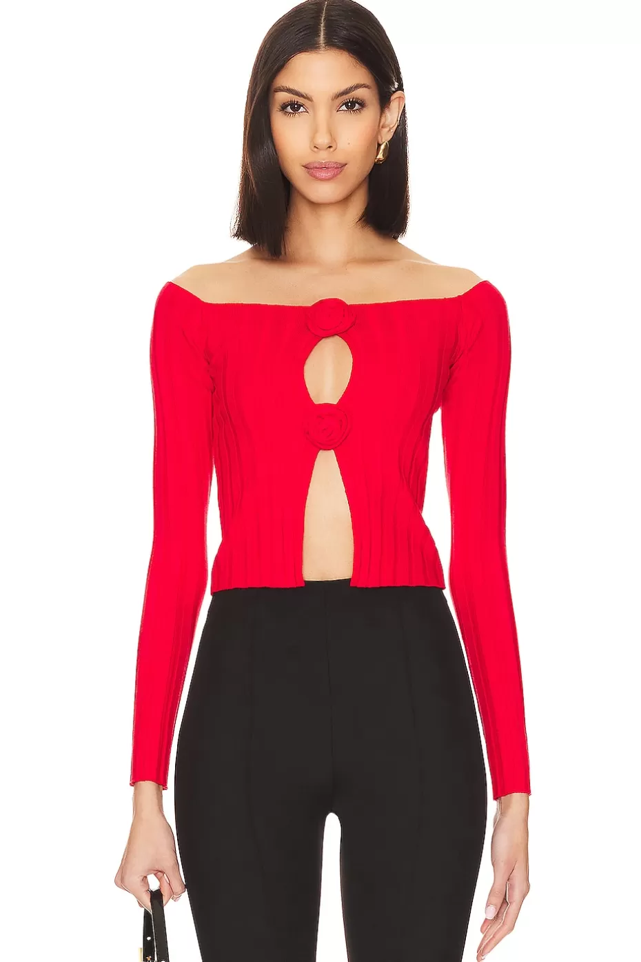 Lovers + Friends Liora Rosette Sweater