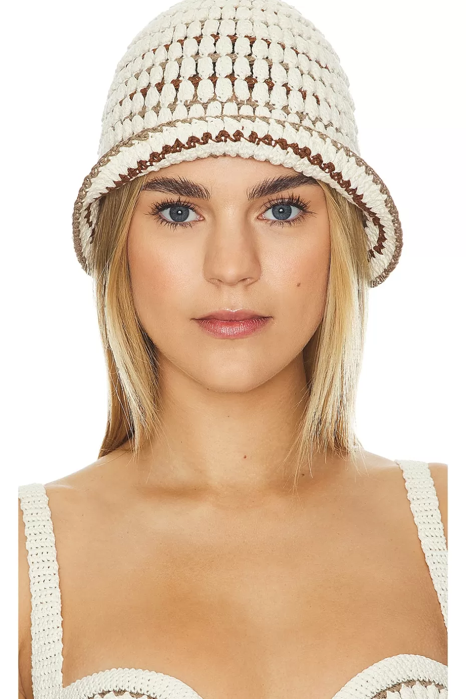 Lovers + Friends Mara Crochet Hat