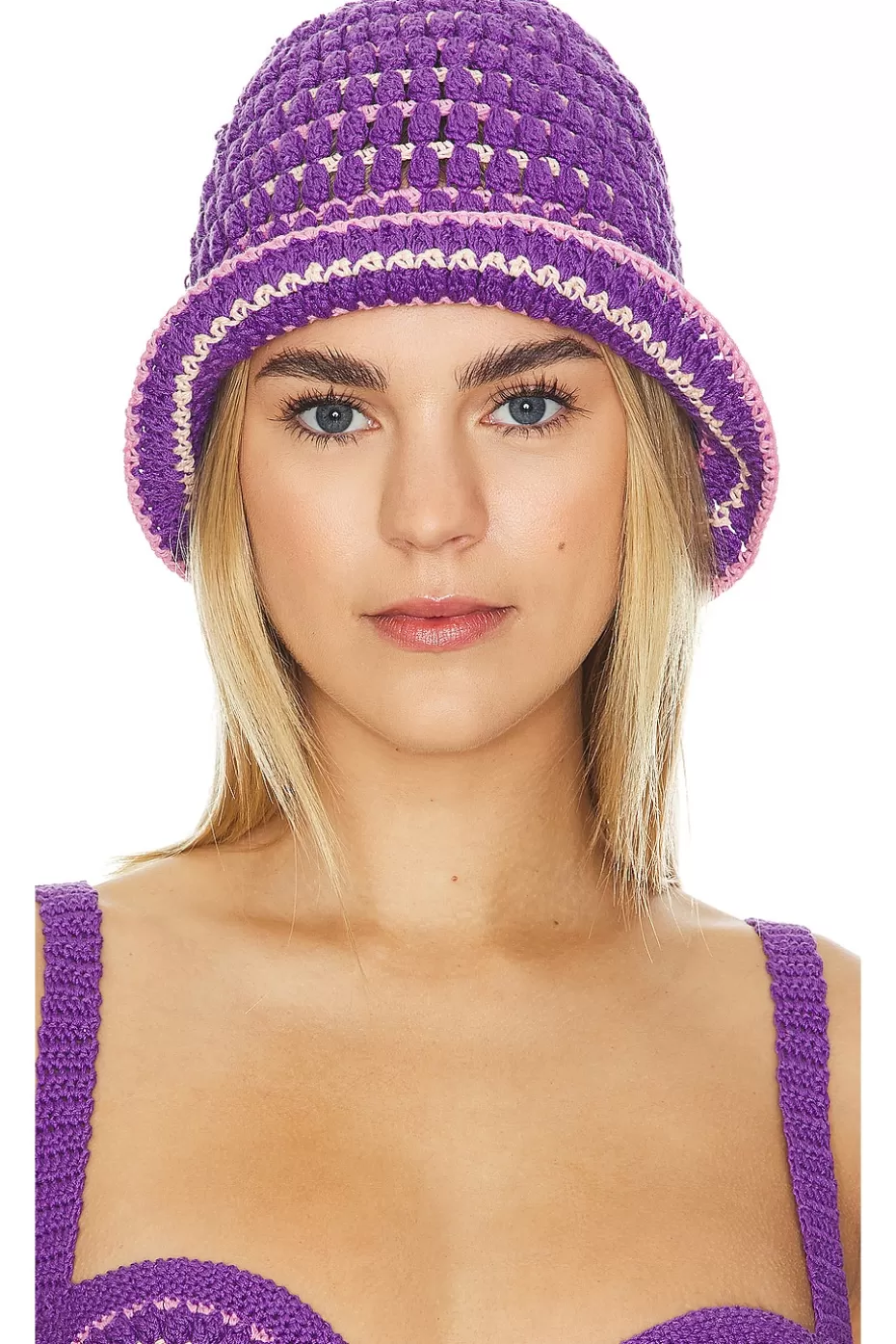 Lovers + Friends Mara Crochet Hat