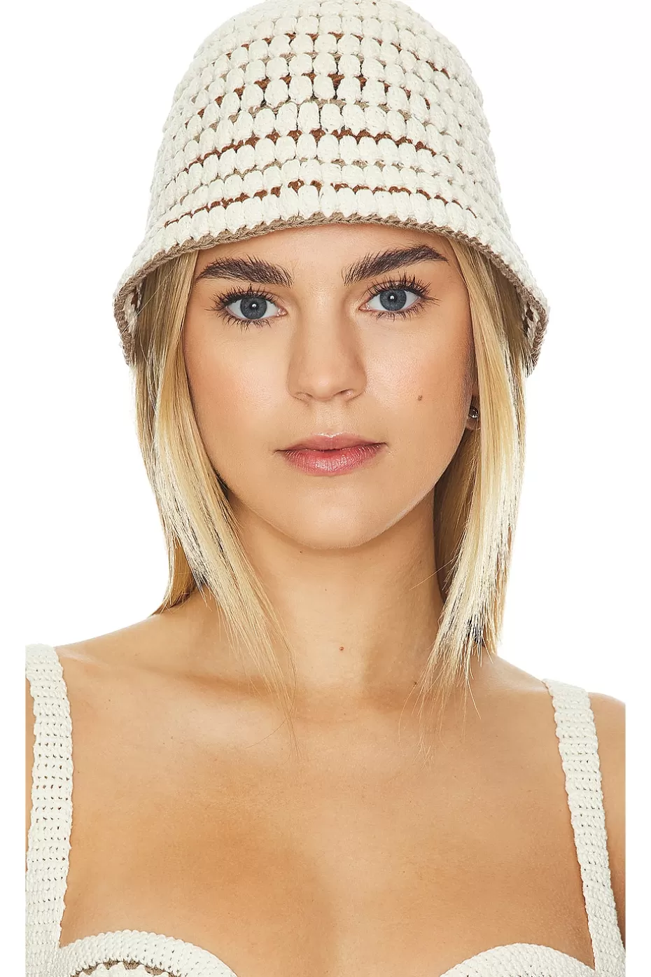 Lovers + Friends Mara Crochet Hat