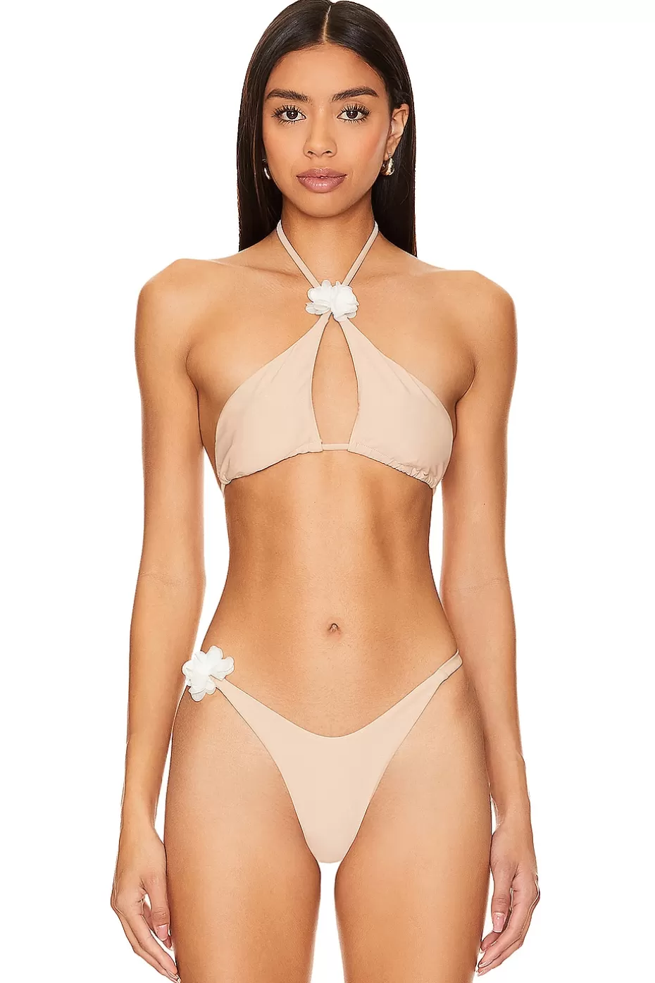 Lovers + Friends Margaret Cross Front Halter Top