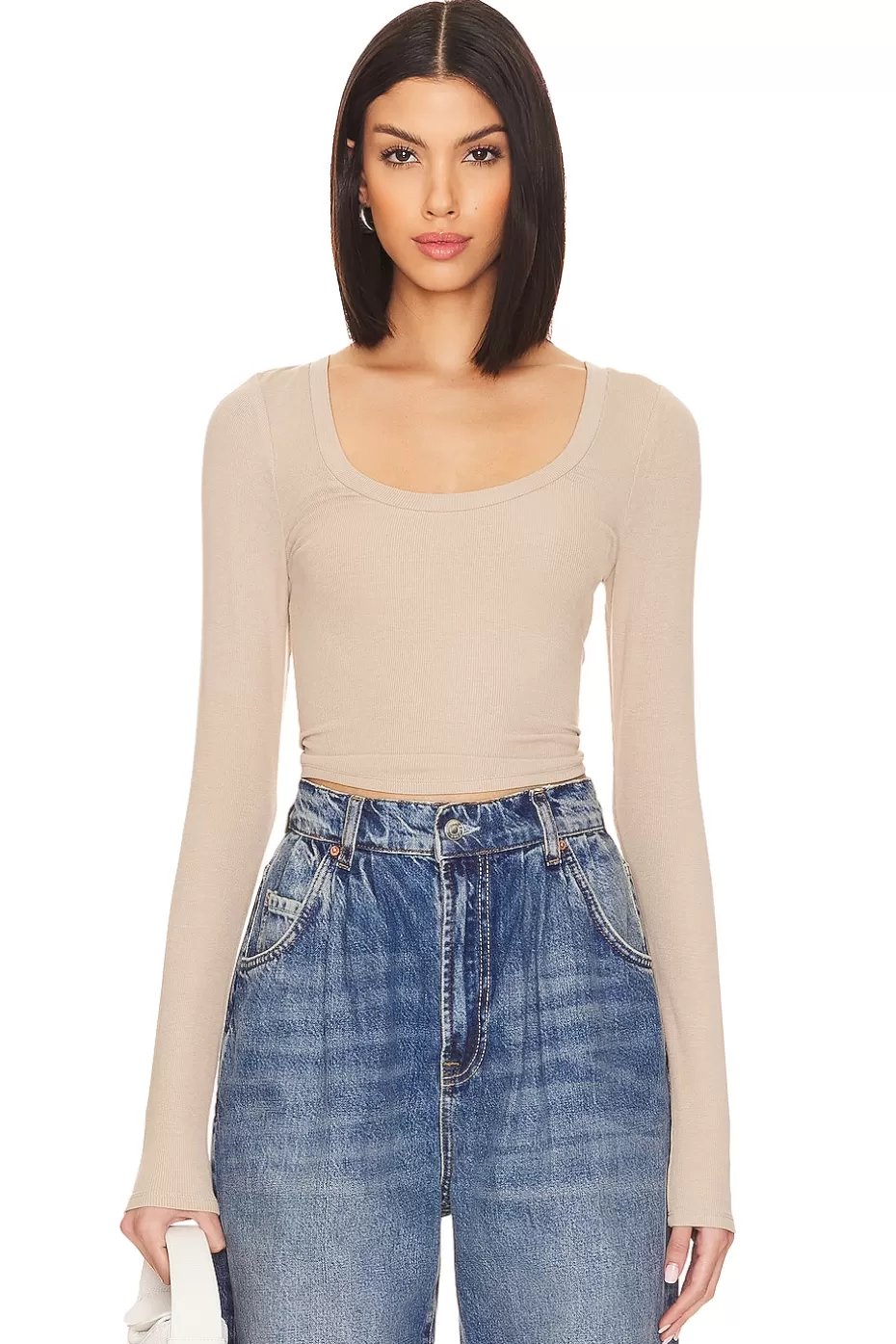 Lovers + Friends Megan Cropped Tee