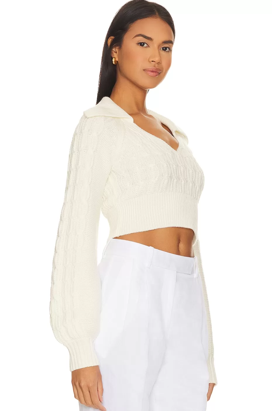 Lovers + Friends Mel Cable Knit Sweater