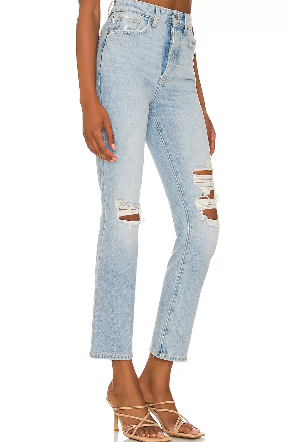 Lovers + Friends Reece High Rise Slim Straight