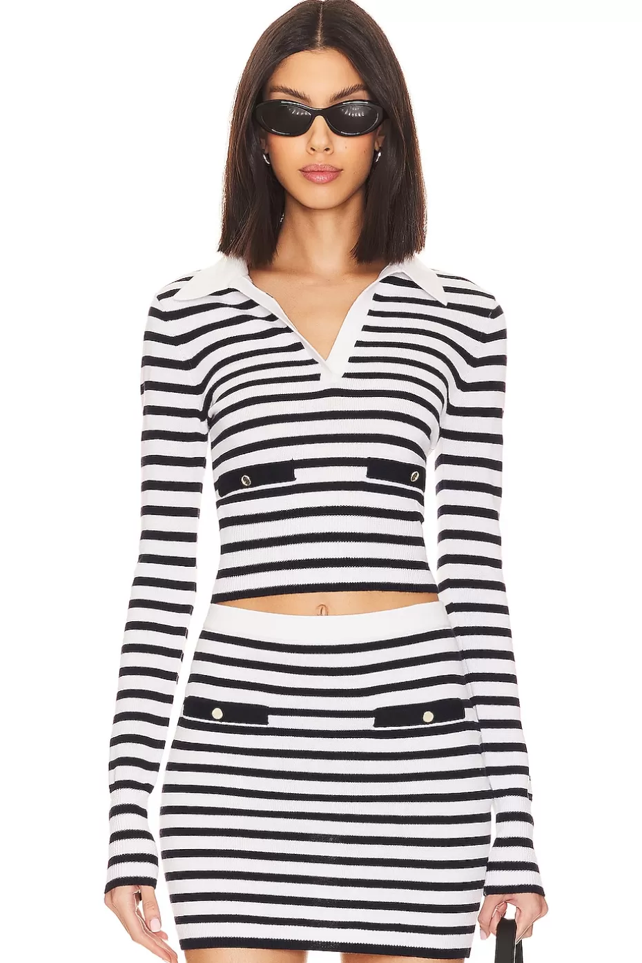 Lovers + Friends Selene Striped Sweater