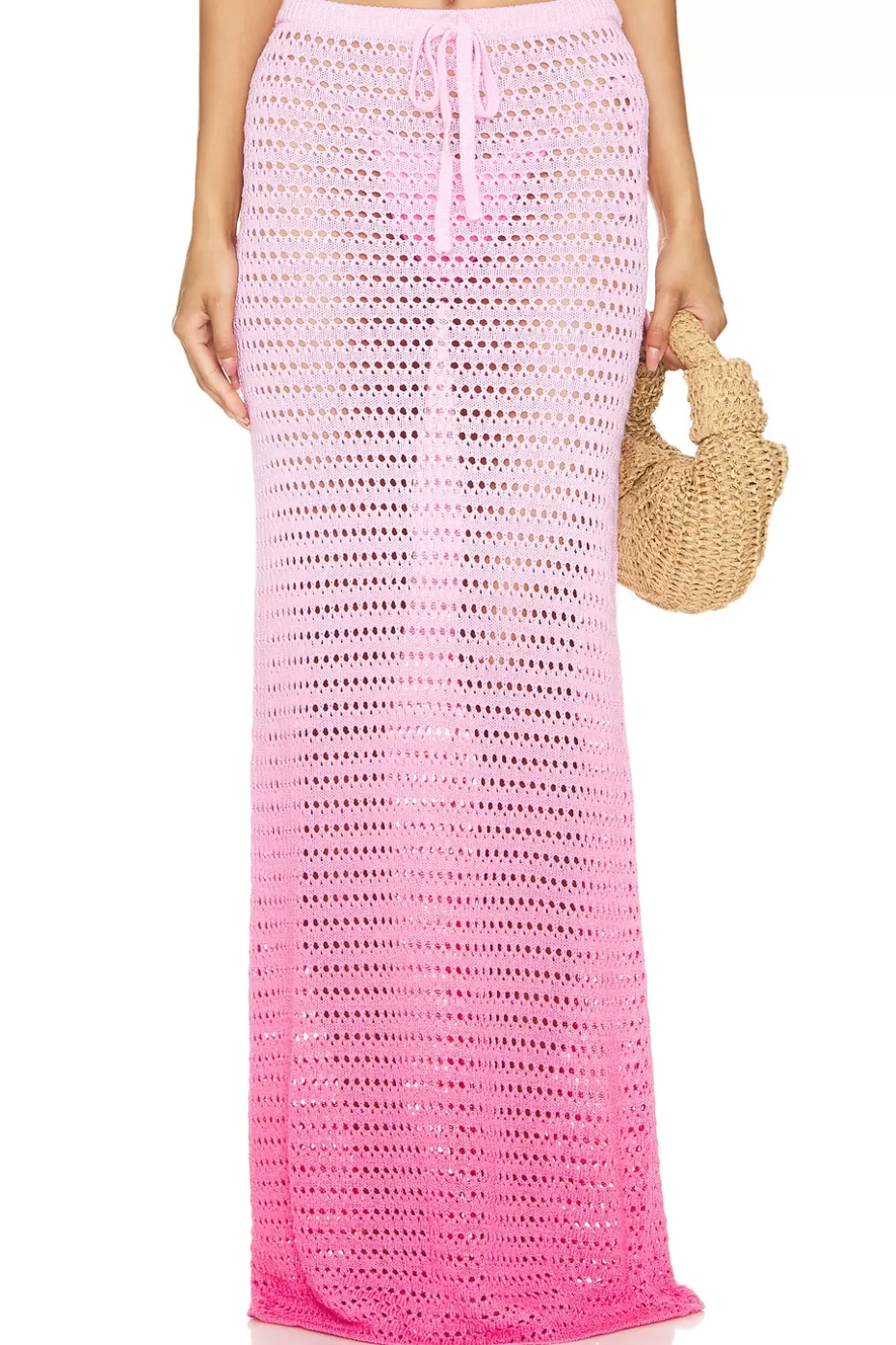 Lovers + Friends Viank Mesh Maxi Skirt