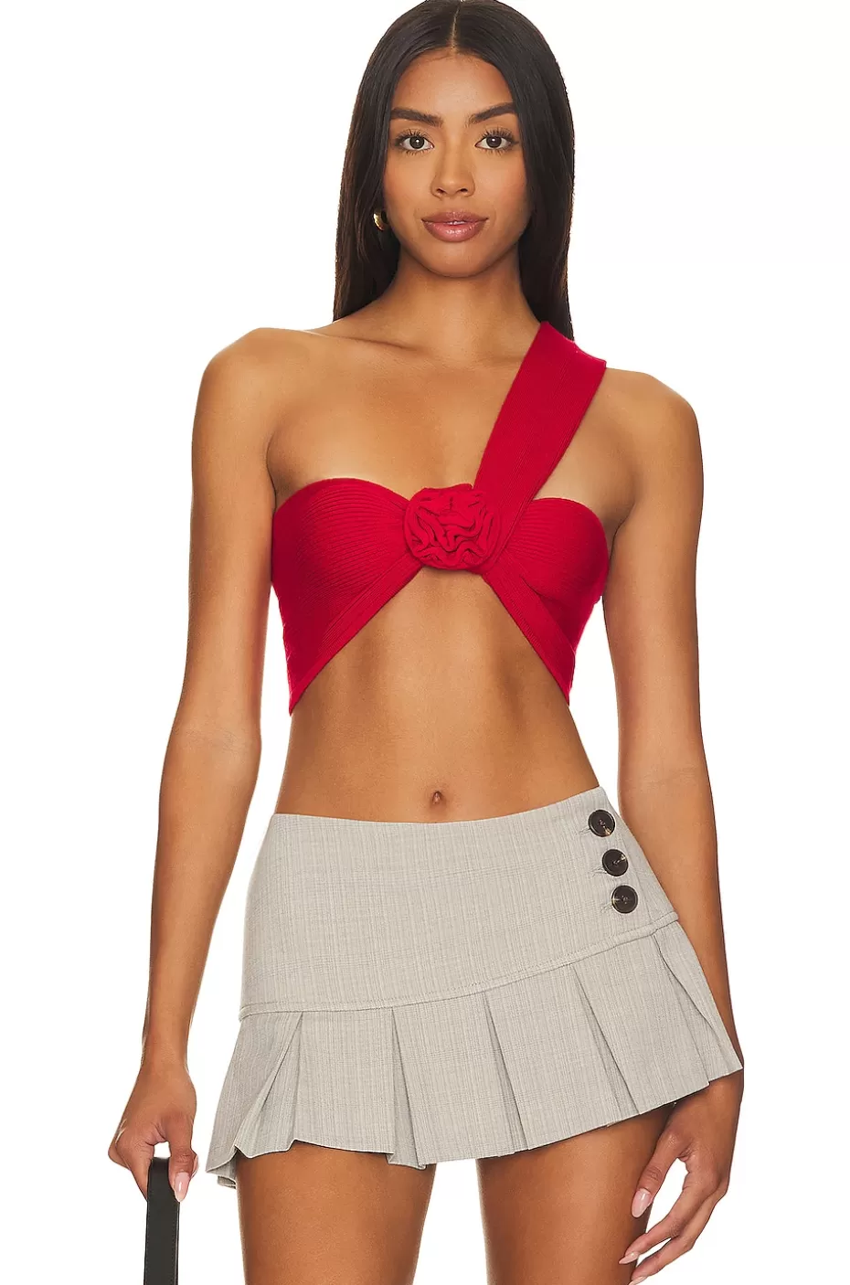 Lovers + Friends Wenda Rosette Crop Top