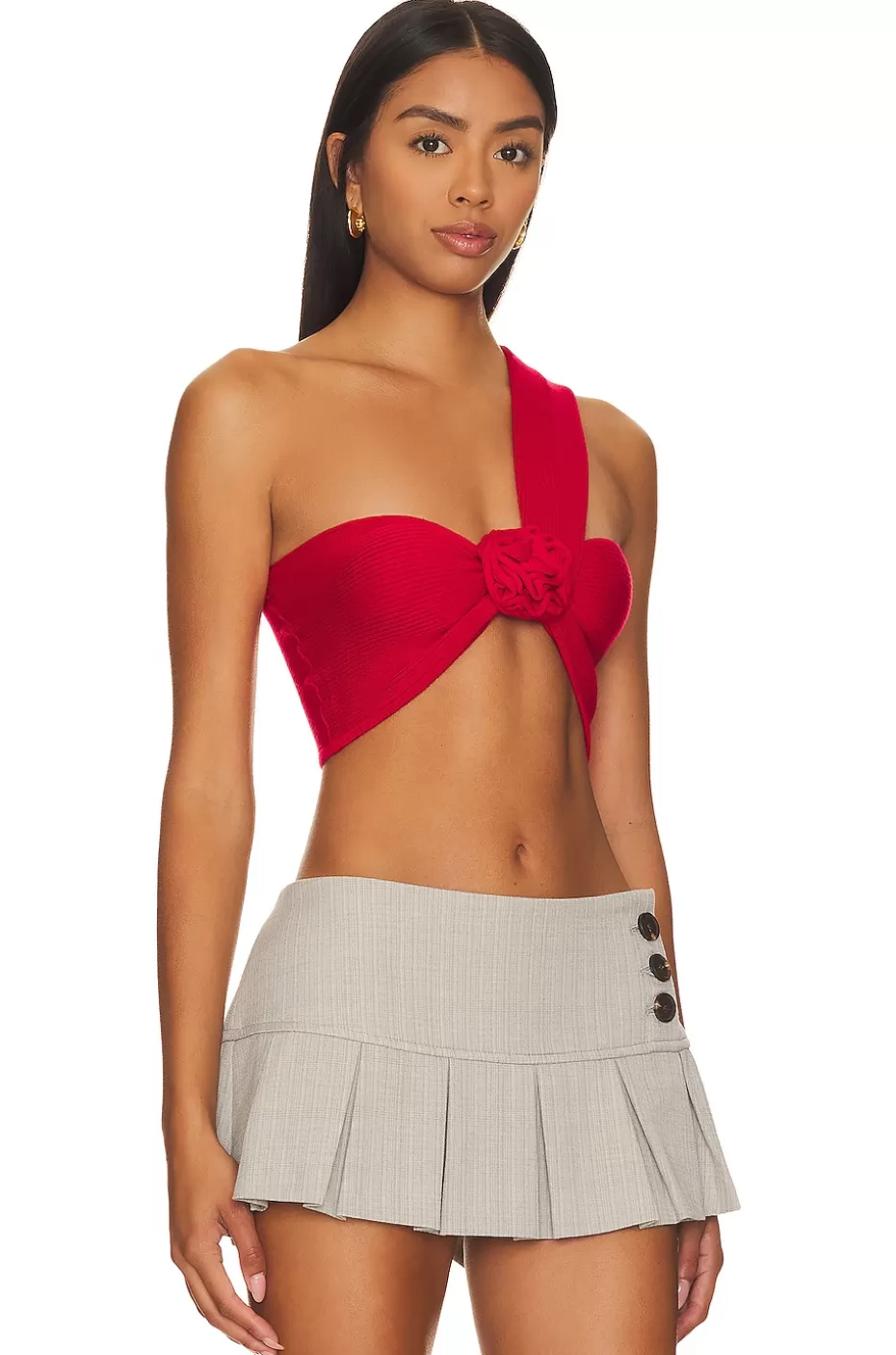 Lovers + Friends Wenda Rosette Crop Top